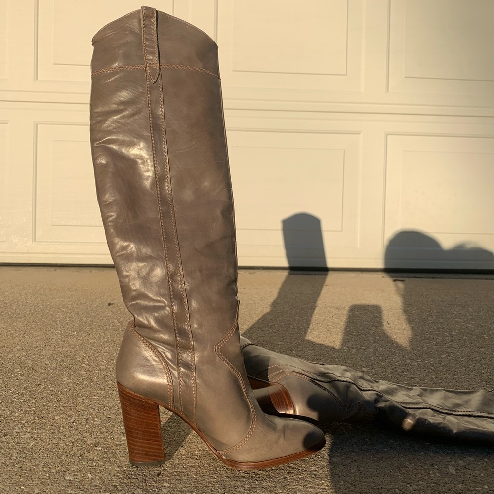 Vintage Ottorino Bossi Leather Boots